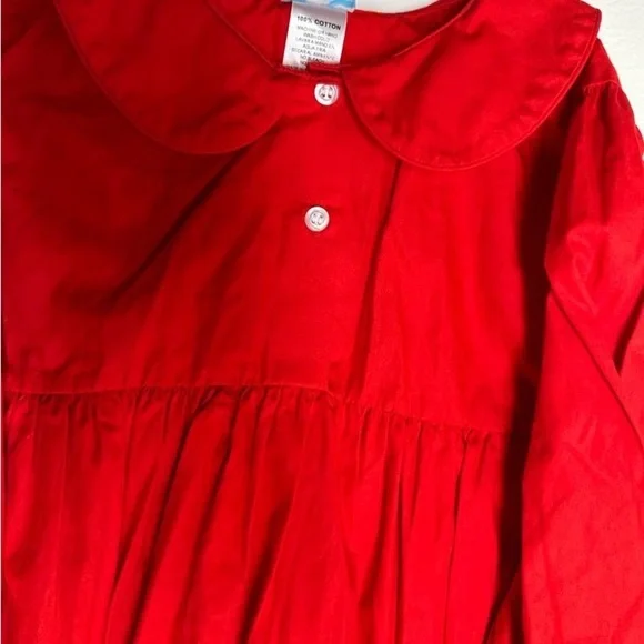 Krewe girls smocked dress Christmas size 6X long sleeve nwt - Picture 5 of 7